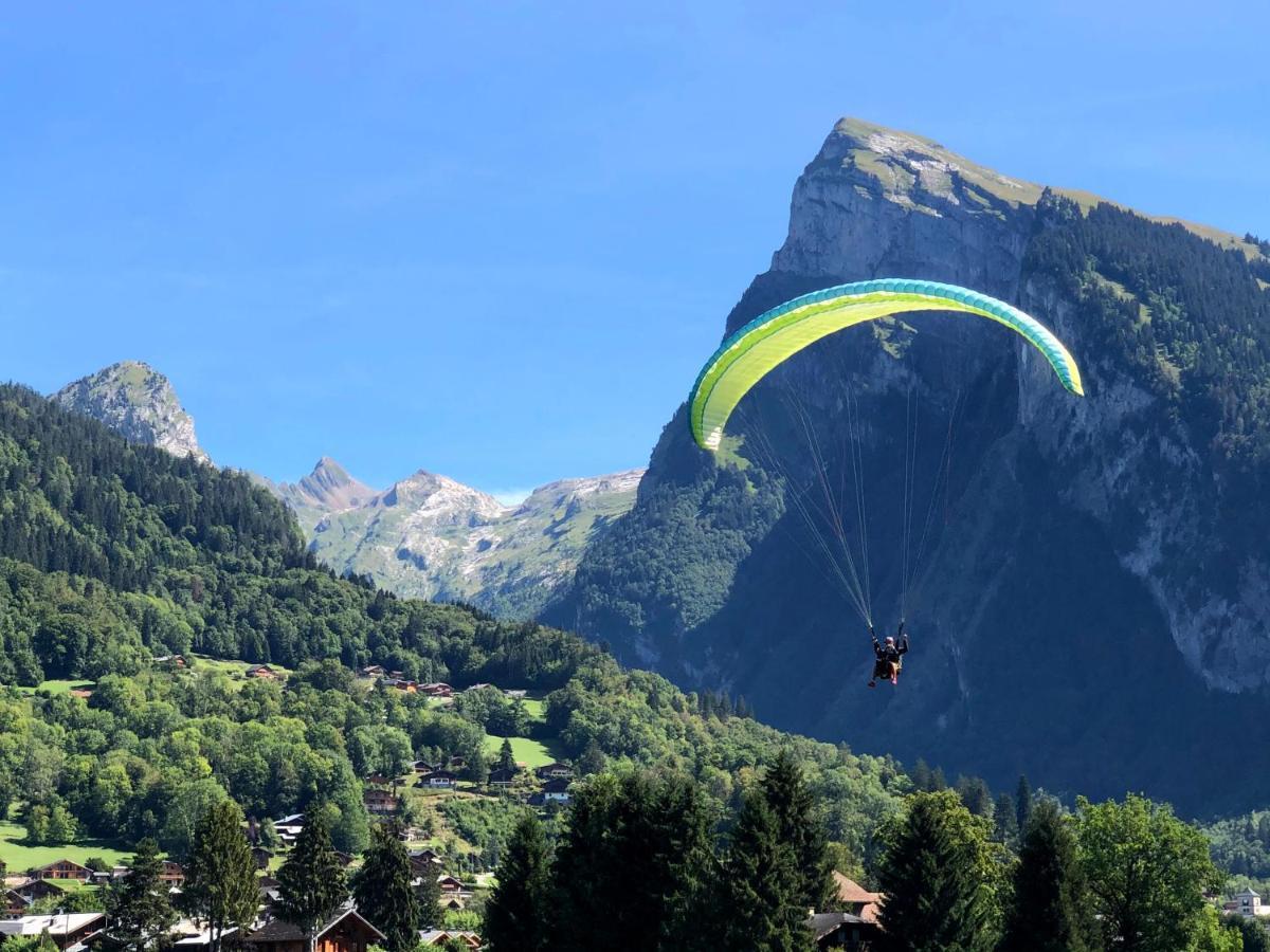 Appartement En Hyper Centre De Samoëns Exteriör bild