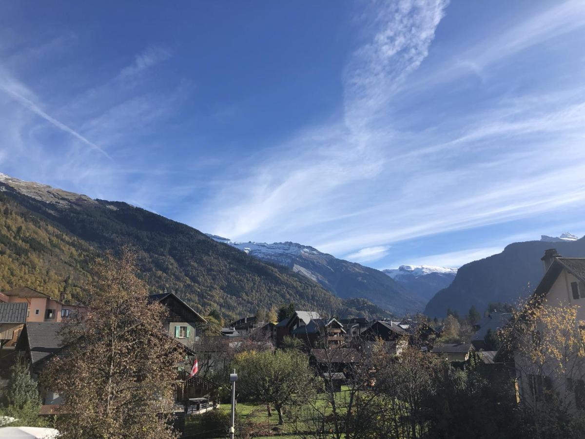 Appartement En Hyper Centre De Samoëns Exteriör bild